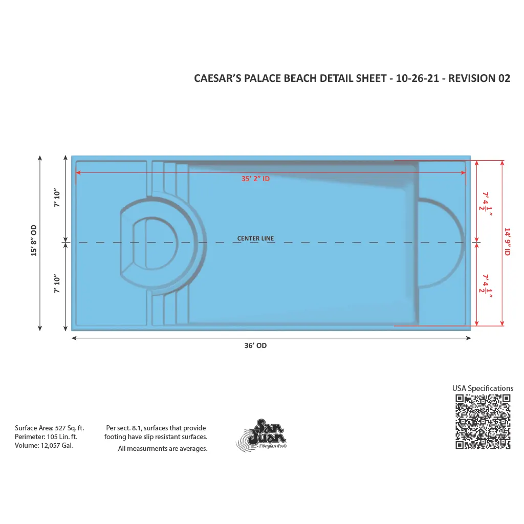 Caesar’s Palace Beach